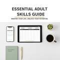 Essential Adult Skills Guide - budgeting, communication and life management digital guide cover