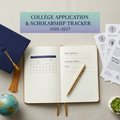 College Application & Scholarship Tracker Cover - Gender Neutral