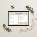 Holiday Gift Planner Template